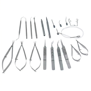 Ensemble d'instruments de microchirurgie en acier inoxydable pour l'extraction extracapsulaire de la cataracte, équipement chirurgical - Product Image 1