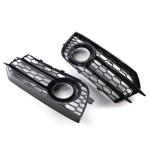 Audi A1 Front Bumper Fog Light Grille 8X0807681A Glossy Black Electroplated Ring For 2011-2014 - Product Image 3
