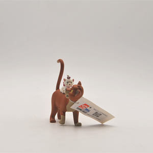 Mini cartone animato carino all'ingrosso <span class=keywords><strong>3D</strong></span> figurine di leone e gatto personalizzabili statua animale regalo Souvenir - Product Image 2