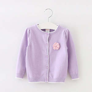 Primavera y otoño niños suéteres <span class=keywords><strong>niñas</strong></span> elegante suéter de punto Chaqueta de punto - Product Image 3