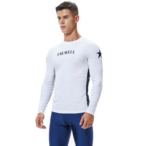 Maillot de bain à manches longues pour hommes, protection solaire, T-shirt de plage, <span class=keywords><strong>surf</strong></span>, flottant, costume de plongée, respirant, nouvelle collection - Product Image 2