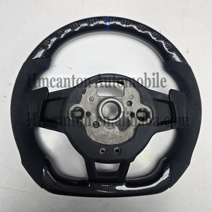 Volante Deportivo de Fibra de Carbono Alcantara, el Más Vendido de Fábrica, para Volkswagen, para VW GTI7 Golf MK7 - Product Image 6