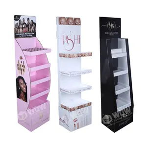 Store Retail Point of Sale Karton Wellpappe Werbung Lippenstift Kosmetik Display Stand