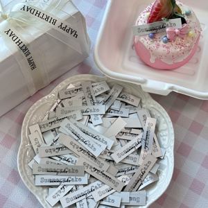 Cartes d'insertion pour gâteaux en feuille flexible personnalisées en gros, accessoires de décoration de desserts - Product Image 3