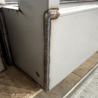Cadre de jardinière murale en acier au carbone robuste sur mesure, soudé par immersion, avec trous de fixation pré-perforés pour jardin vertical