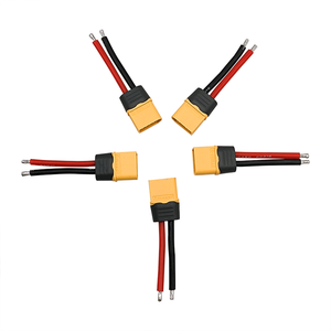 面板安装Xt90连接器Xt60 Xt60u Xt30插头，带10AWG 12AWG 14AWG 18AWG硅电缆 - Product Image 5