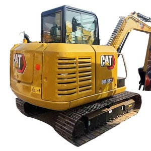 Excavatrices sur chenilles hydrauliques Caterpillar 305.5 d'occasion, excavatrices de 5,5 tonnes avec accessoire de pince CE et attache rapide pour brise-roche - Product Image 1