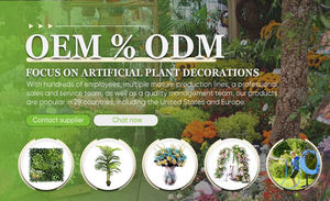 Plantas verdes simuladas, grandes palmeras de interior dispersas, paisaje de jardín, plantas artificiales biomiméticas - Product Image 4
