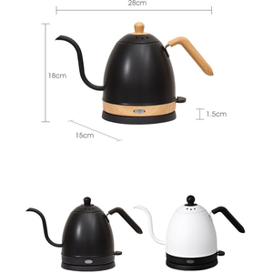 Hervidor eléctrico de cuello de cisne para café, hervidor de goteo de acero inoxidable 304, uso doméstico - Product Image 3