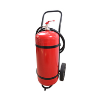 Extincteur 25kg/30kg/35kg/50kg/70kg/100kg Classe A Certifié CE Extincteur à roulettes en acier au carbone rouge