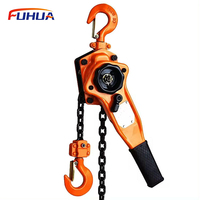 Palans à chaîne manuels VT, palan de levage robuste et portable avec chaîne G80 pour travaux de construction