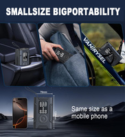 Portable Cordless Digital Pump Intelligent LED Display 150psi 4000mAh Rechargeable Battery Fast Inflation Tire Monitor for Car
