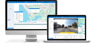 4G ADAS DMS ống kính kép 2CH Dashcam lcd02 với ai điều khiển giám sát GPS Wifi SOS nút RS232 cho Hạm Đội xe - Product Image 5