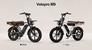 Vélo électrique EU Stock M9 à double batterie, 250 W, 48 V, batterie 35 Ah, pneus tout-terrain de 20 pouces, vélo de montagne électrique pour adultes - Product Image 5