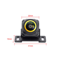 Smartour AHD 1080P trajectoire grand Angle de recul caméra de recul de voiture Vision nocturne lentille Fisheye dorée aide à l'inversion