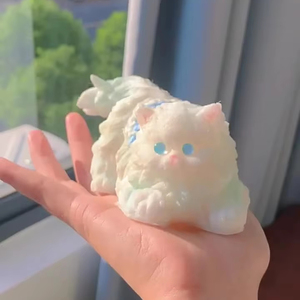 ของเล่นบีบแมวเปอร์เซีย ทำมือจากโรงงานโดยตรง ช่วยผ่อนคลายความเครียด เหมาะสำหรับเด็กอายุ 5-7 ปี ใช้ได้ทั้งเด็กชายและเด็กหญิง - Product Image 1