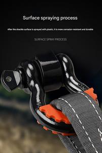 Manille d'arc HLM Boulon et écrou Swl 17t avec manille d'arc de sécurité fendue à haute charge Manille d'arc à broche 35t - Product Image 3