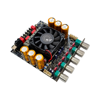 WUZERVON ZK-SUB1200Q Qualcomm QCC3034 + ES9023 Extension de caisson de basses BT Carte amplificateur numérique 600W * 2 Bouton de contrôle du volume