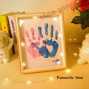 กรอบรูปที่ระลึก <span class=keywords><strong>DIY</strong></span> พร้อมรอยมือคู่รัก กรอบรูปไม้สำหรับโชว์ผล<span class=keywords><strong>งาน</strong></span> <span class=keywords><strong>DIY</strong></span> - Product Image 3