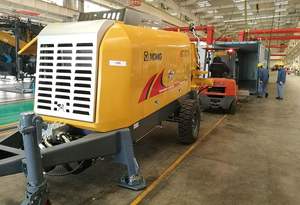 Pompes à béton montées sur remorque Xuzhou XCM G HBT5008V Schwing, fabriquées en Chine, moteur de haute qualité, prix compétitif à la vente - Product Image 5