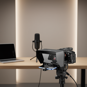 Teleprompter Ulanzi de 10 Pulgadas, Portátil, para Cámara Web, Teléfono Inteligente, Equipo de Transmisión en Vivo, Modelo D0100HRIB66 - Product Image 2