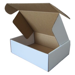 Boîte d'emballage en carton ondulé blanc personnalisée One Cow pour avion avec impression de logo, utilisation générale - Product Image 5