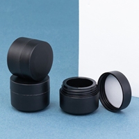 Fournisseur en gros de contenants en plastique PP noir pour vernis à ongles en gel, pots vides de 5 ml pour gel UV, pots pour gel UV
