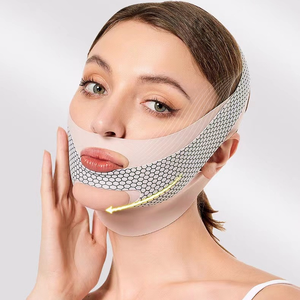 สายรัดยก<span class=keywords><strong>แก้ม</strong></span>คางสองชั้นสำหรับผู้หญิงสายรัดยกกระชับคางและลดริ้วรอยสายรัดกระชับใบหน้าเข็มขัดยกกระชับสัดส่วน - Product Image 1