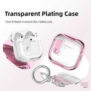 JMETEC 透明TPU電気メッキエコフレンドリー保護ケース AirPods4およびPro2 Gen 2ワイヤレスイヤホン用 - Product Image 5