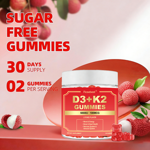 Rosebest Integratori in Gommose Senza Zucchero con Vitamina D3 K2 e Magnesio per la Salute delle Ossa, Formula Personalizzata dal Produttore Cinese - Product Image 5