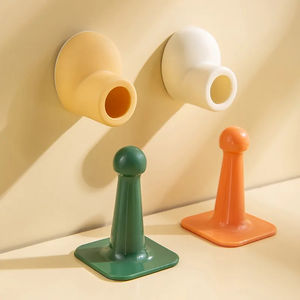 Silicone Door Stopper Mute Non-punch Door Anti-collision Device Self Advise Anti-bump Door Holder Mute Buffer Device <b>Hardware</b> - Product Image 2