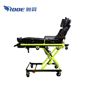 Camilla eléctrica de elevación de ambulancia para transporte de coche de ambulancia de paciente, camilla de ambulancia - Product Image 1