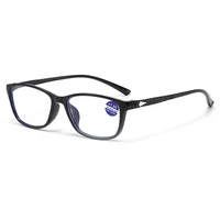 Lunettes de lecture rétro classiques PC 2026 les plus vendues pour hommes et femmes, verres PC de haute qualité, montures bleues/oranges, logo personnalisable