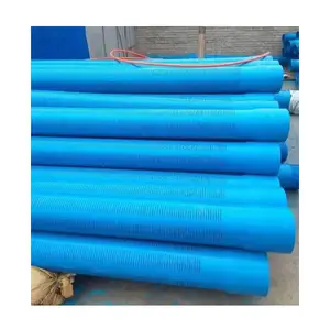 5 inch 6 inch water supply plastic pvc u water pipe and screen wire borehole bore deep well pvc well casing pipe for drilling
