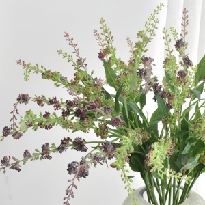 Nuovo Arrivo All'Ingrosso: Fiore Artificiale <span class=keywords><strong>di</strong></span> Salvia Viola <span class=keywords><strong>di</strong></span> Alta Qualità, 73CM, per Decorazioni Matrimoniali, Natalizie e Domestiche - Product Image 3