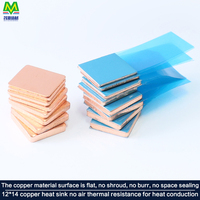 12x14mm Pure Copper Heat Sink RTX3090 RTX4090 Graphics Card Video Memory Chip High Thermal Conductivity Cooling Radiator