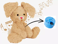 Module vocal enregistrable rond, boîte à voix enregistrable, module sonore pour jouet en peluche, lecteur audio personnalisé avec haut-parleur à son clair