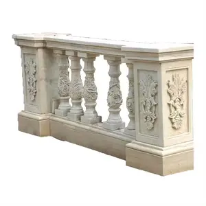 Shengye marmer balustrade tangga Roman kolom cetakan pilar cetakan ukiran tangan dekorasi luar ruangan kustom drsign