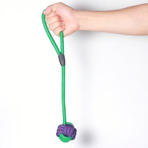 Pelotas Indestructibles para Perros, Pelota Colgante, Juguete Interactivo para Mascotas, Pelota de Algodón Tejida con Bloques de Color, Resistente a Mordidas, Accesorios para Perros - Product Image 6