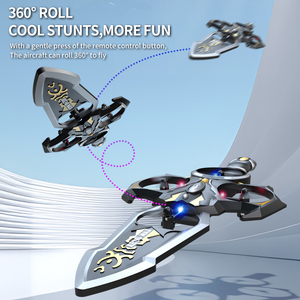 K600 Max 2.4G RC Espada Voladora <span class=keywords><strong>de</strong></span> Espuma con Motor sin Escobillas, Dron <span class=keywords><strong>de</strong></span> Control Remoto <span class=keywords><strong>de</strong></span> 4 Canales con Cámara, Luces RGB, Juguete Mecánico Popular para Niños - Product Image 4