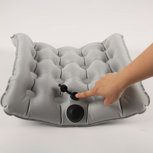 Cojín portátil a prueba de humedad para exteriores, cojín inflable para acampar, viajes, oficina, sedentario, no cansado - Product Image 1