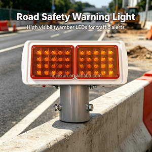 Luce di Segnalazione <span class=keywords><strong>Solare</strong></span> a LED ad Alta Luminosità Lampeggiante, Faro di Sicurezza Alimentato a Energia <span class=keywords><strong>Solare</strong></span> per Segnalazione Stradale e Barriere di Costruzione - Product Image 1