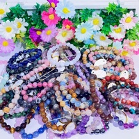 Bracelet en Gros Vente Chaude 8mm Matières Mixtes Artisanat Cristal Bijoux Femme pour Cadeau et Décoration