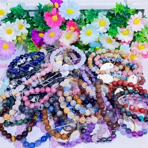 ขายส่งกำไลข้อมือวัสดุผสมขนาด 8 มม. งานคริสตัลประดับตกแต่งสำหรับผู้หญิง เหมาะสำหรับเป็นของขวัญและของตกแต่ง - Product Image 6