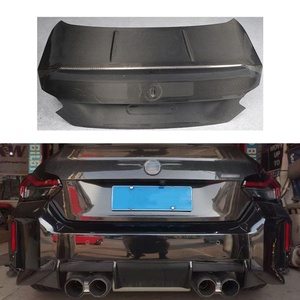 Panneau de hayon en fibre de carbone pour mise à niveau automobile 2022-2025, neuf, compatible avec M2 G42/G87 style CSL - Product Image 1