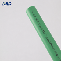 Tuyau PPR en plastique KSD, prix usine, 20-160 mm, tube d'eau PPR, injection, tuyau PPR pur