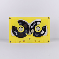 Bobine ouverte en ABS brillant pour cassette audio, 50 minutes, double face, bobine métallique AT-50, enregistrement haute fidélité, décor vintage, personnalisable