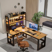 2025 nouveauté Top Design bois métal matériel debout ordinateur bureau ensemble sécurité pour Gamer chambre salon école utilisation