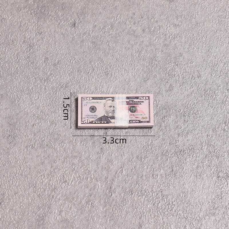 Mini billet de banque -3 [prop]]] blanc