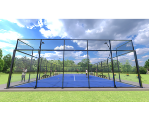 Pista de Pádel con Pilar de Vidrio y Vista de 360 Grados Phuoc Thinh, Instalación Premium Panorámica para Club de Pádel, Venta al por Mayor - Product Image 1